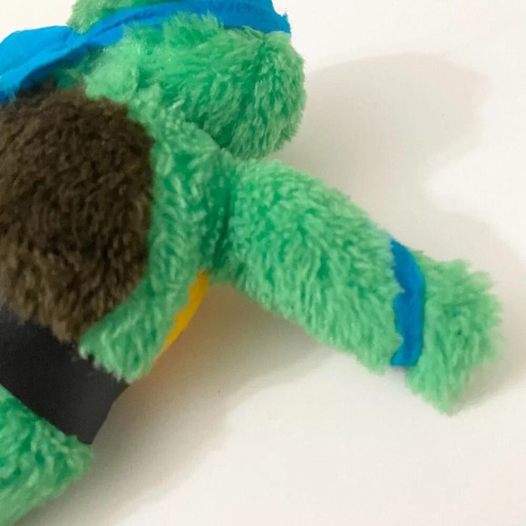 Vintage 1989 Leonardo  TMNT Leo Plush Doll ACE Novelty 9 Inch Mirage Flaws - Picture 16 of 16